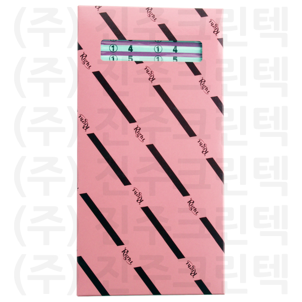 무늬택/분홍두줄 - 민트